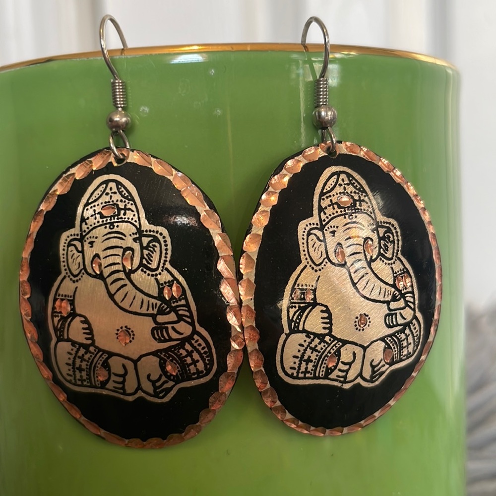 Ganesh earrings